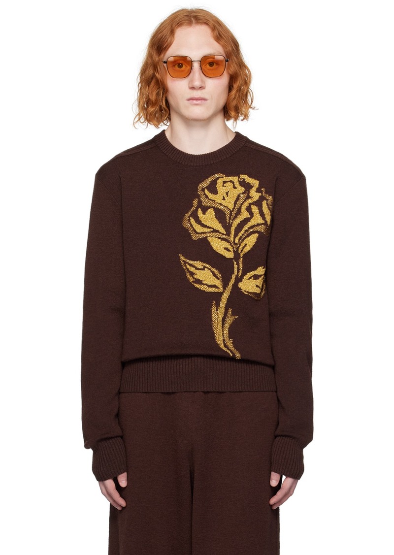 Burberry Brown Rose Sweater