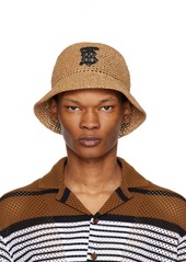 Burberry Brown TB Bucket Hat