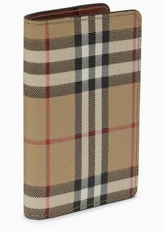Burberry card case with Vintage Check pattern in coated canvas