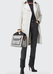 Burberry Cashmere Belted Trench Coat