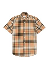Burberry Caxton Short Sleeve Check Shirt