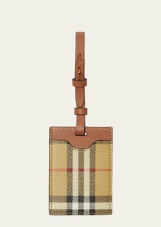 Burberry Check Luggage Tag