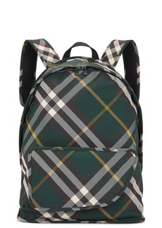 Burberry Check Pattern Backpack