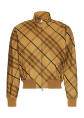 Burberry Check Pattern Bomber