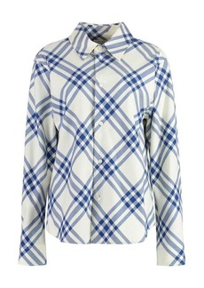 BURBERRY CHECKED FLANNEL SHIRT