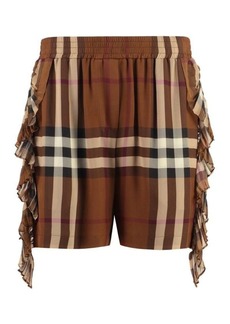 BURBERRY CHECKED SHORTS