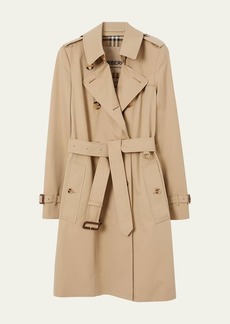 Burberry Chelsea Belted Double-Breasted Trench Coat