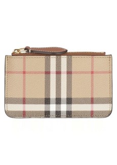 BURBERRY COATED FABRIC COIN PURSE
