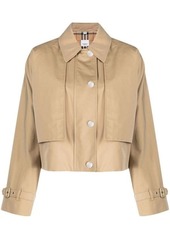 BURBERRY Cotton cropped jacket