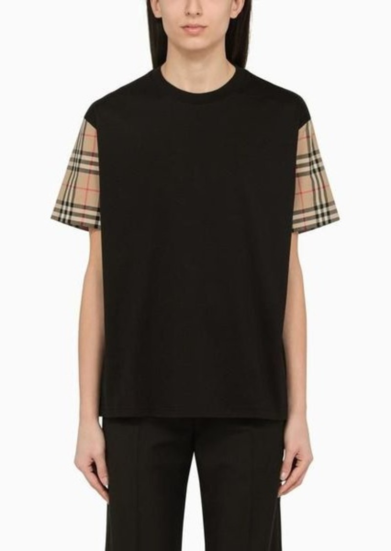 Burberry crew-neck T-shirt with check