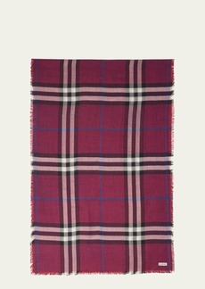 Burberry Crystal Strawberry Print Silk Square Scarf