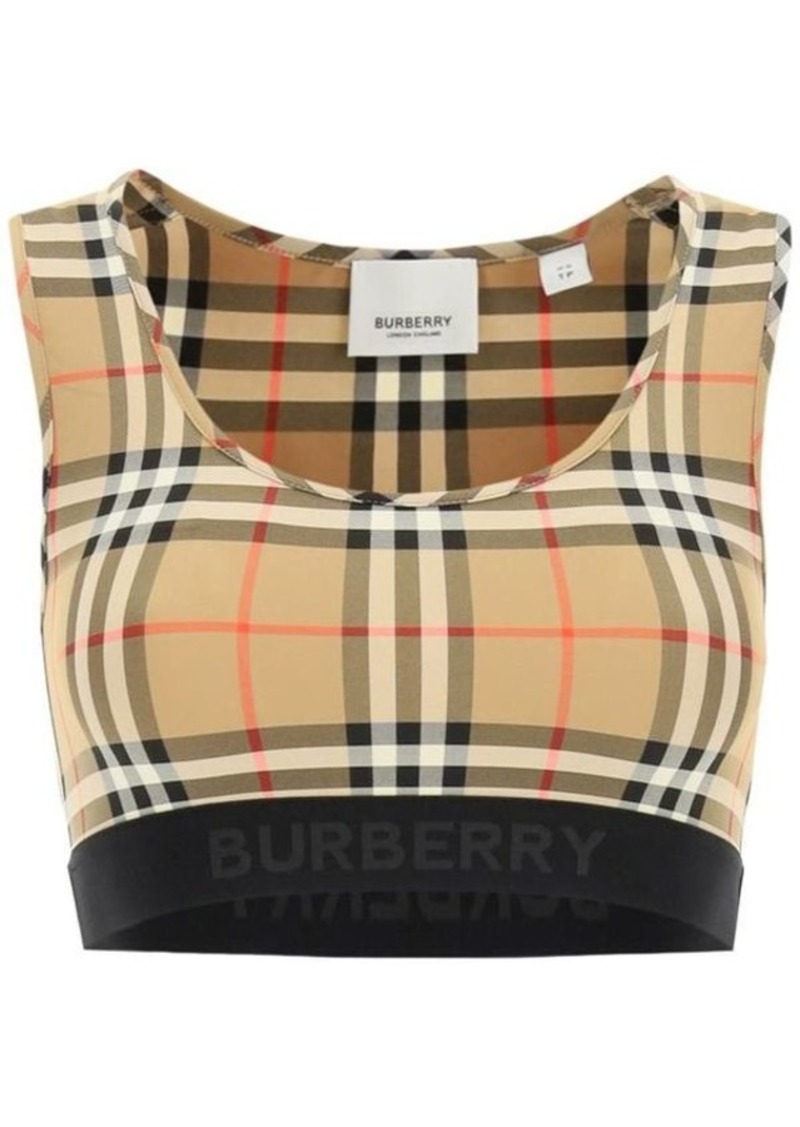 Burberry dalby check sport top