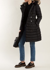 Burberry Burberry Dalmerton fur-trimmed quilted down coat | Outerwear