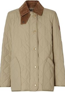 Burberry diamond quilted barn jacket