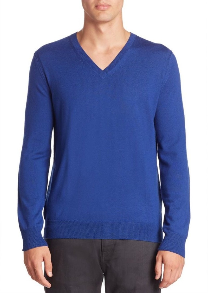 burberry v neck sweater