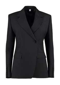 BURBERRY DOUBLE-BREASTED WOOL BLAZER