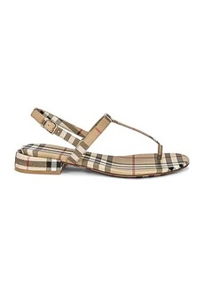 Burberry Emily Check Sandals