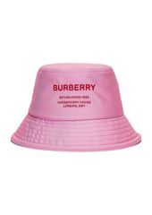 Burberry Establishment Embroidery Bucket Hat