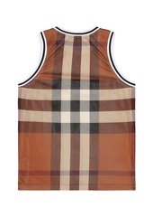 Burberry Exploded Check Basketball Tank