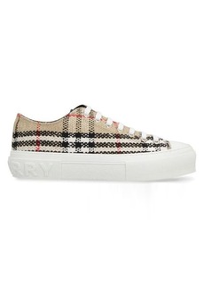 BURBERRY FABRIC LOW-TOP SNEAKERS