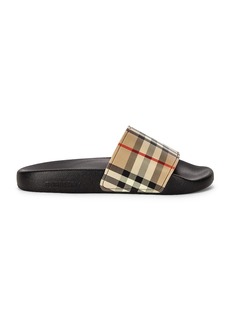 Burberry Furley Check Slides