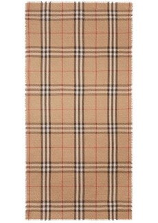 BURBERRY Giant Check wool scarf