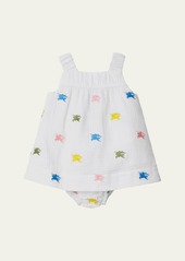 Burberry Girl's Bethan EKD Dress with Bloomers  Size 6M-18M