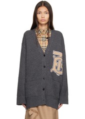 Burberry Gray Darci Cardigan