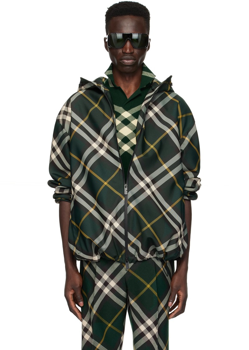 Burberry Green Check Jacket