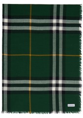 Burberry Green Check Scarf