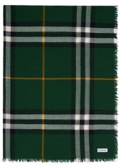 Burberry Green Check Scarf