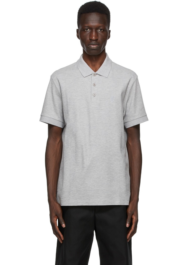 Burberry Grey Eddie Polo