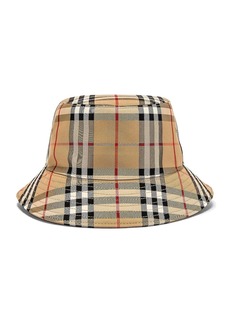 Burberry Heavy Cotton Check Bucket Hat