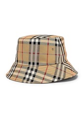 Burberry Heavy Cotton Check Bucket Hat