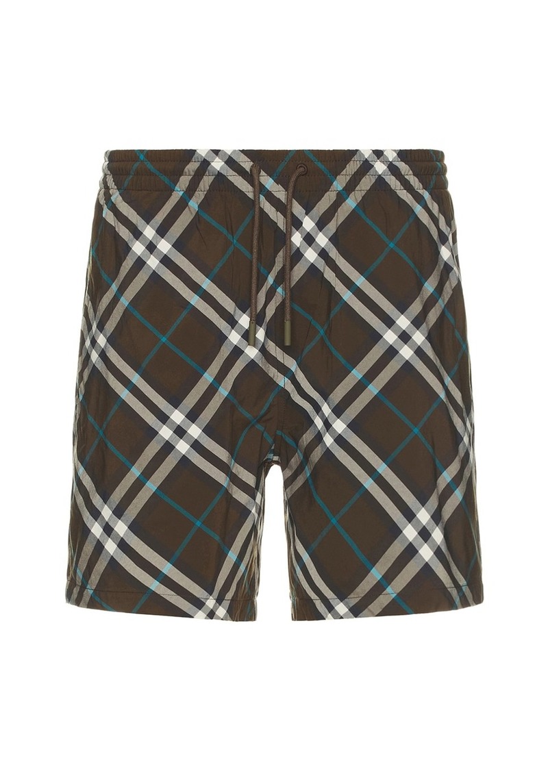 Burberry Check Swim Short