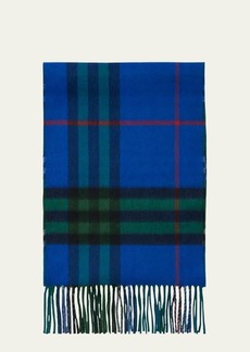 Burberry Jacquard Woven Check Cashmere Scarf