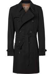 BURBERRY Kensington mid cotton trench coat