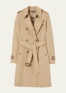 Burberry Kensington Organic Belted Double-Breasted Trench Coat