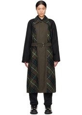 Burberry Khaki Bradford Reversible Coat