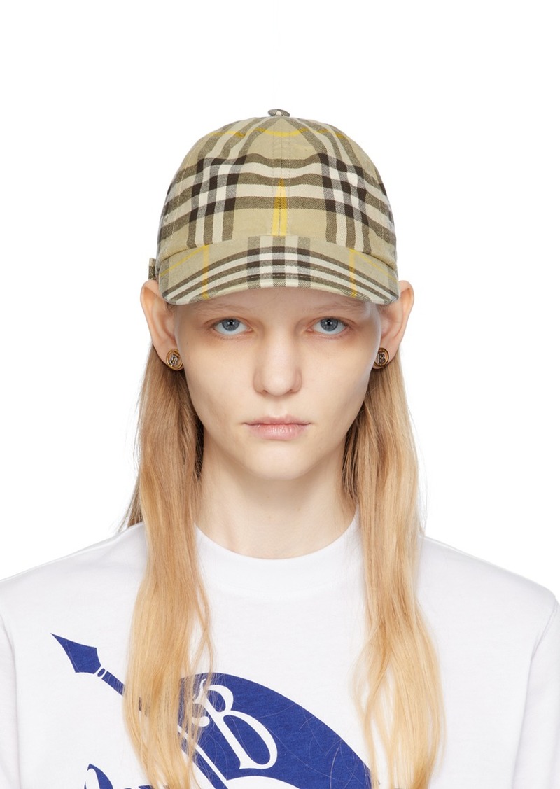 Burberry Khaki Check Cap