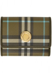 Burberry Khaki Small Folding Wallet