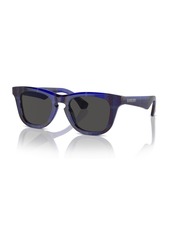 Burberry Kid's Sunglasses, Jb4002 - Check Blue