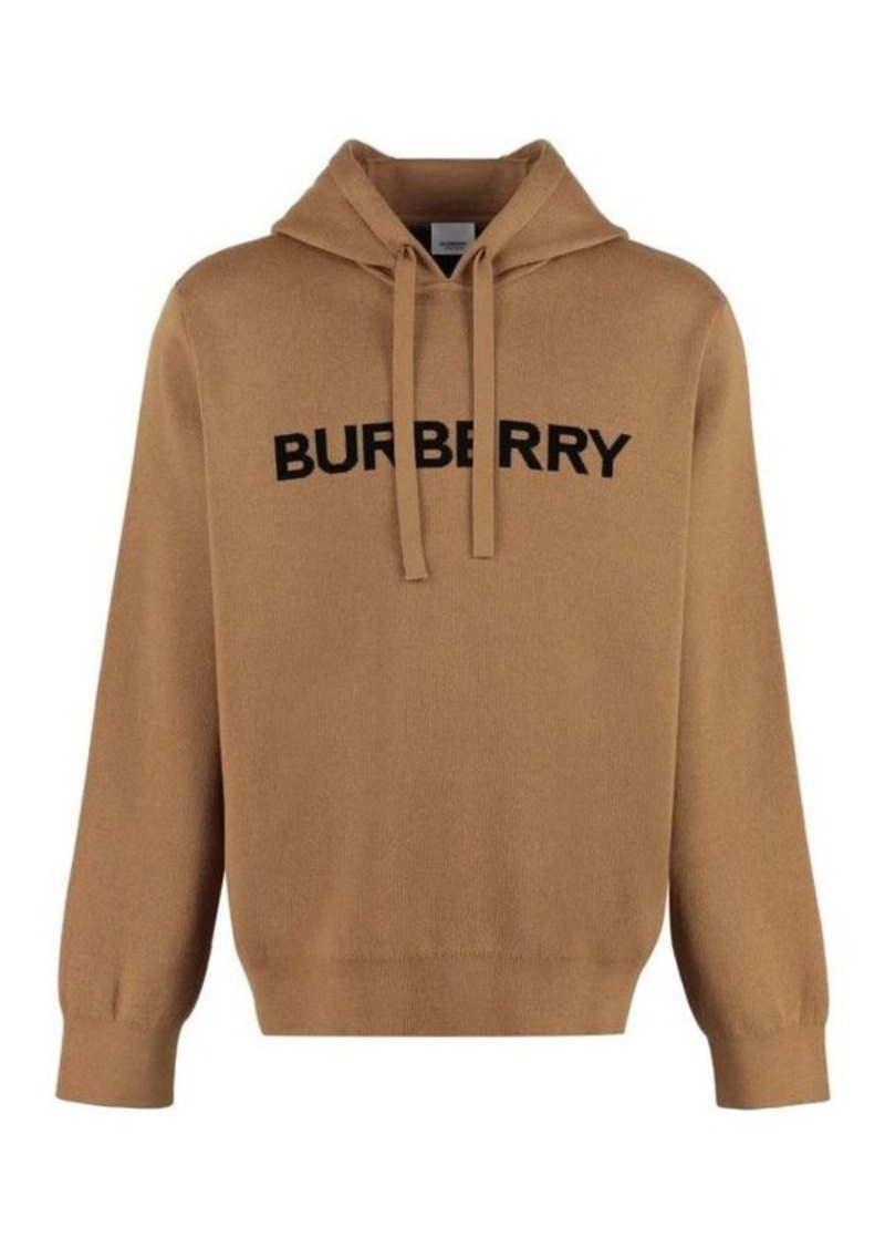 BURBERRY KNITTED HOODIE
