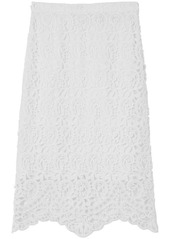 BURBERRY Lace midi skirt