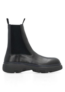 BURBERRY LEATHER CHELSEA BOOTS