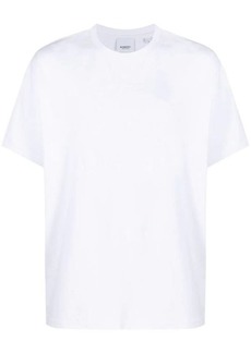 BURBERRY logo-embossed crew-neck T-shirt