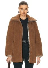Burberry Long Fleece Coat