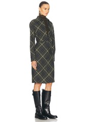 Burberry Long Sleeve Midi Dress