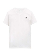 Burberry Marlet logo-embroidered cotton T-shirt