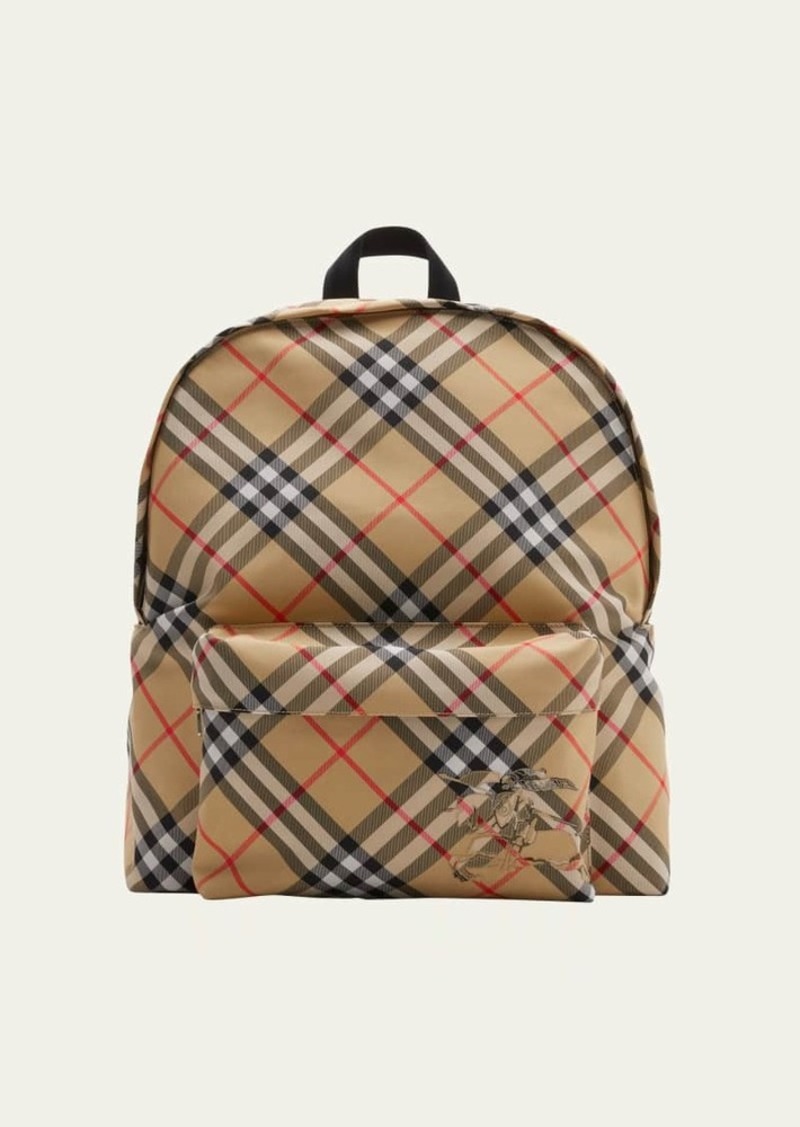 Burberry Men's Essential Check Backpack